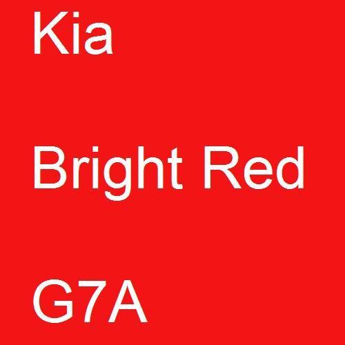 Kia, Bright Red, G7A.